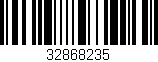 Código de barras (EAN, GTIN, SKU, ISBN): '32868235'