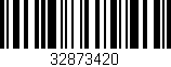 Código de barras (EAN, GTIN, SKU, ISBN): '32873420'