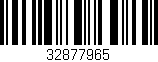 Código de barras (EAN, GTIN, SKU, ISBN): '32877965'