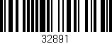 Código de barras (EAN, GTIN, SKU, ISBN): '32891'