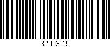 Código de barras (EAN, GTIN, SKU, ISBN): '32903.15'