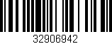 Código de barras (EAN, GTIN, SKU, ISBN): '32906942'