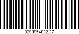 Código de barras (EAN, GTIN, SKU, ISBN): '3290954002.37'