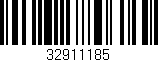 Código de barras (EAN, GTIN, SKU, ISBN): '32911185'