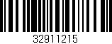 Código de barras (EAN, GTIN, SKU, ISBN): '32911215'