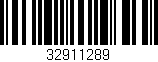 Código de barras (EAN, GTIN, SKU, ISBN): '32911289'