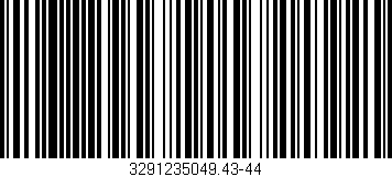 Código de barras (EAN, GTIN, SKU, ISBN): '3291235049.43-44'