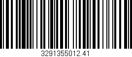 Código de barras (EAN, GTIN, SKU, ISBN): '3291355012.41'