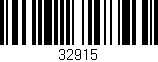 Código de barras (EAN, GTIN, SKU, ISBN): '32915'