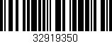 Código de barras (EAN, GTIN, SKU, ISBN): '32919350'