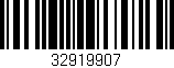 Código de barras (EAN, GTIN, SKU, ISBN): '32919907'
