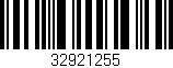 Código de barras (EAN, GTIN, SKU, ISBN): '32921255'