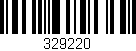 Código de barras (EAN, GTIN, SKU, ISBN): '329220'