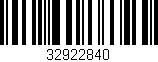 Código de barras (EAN, GTIN, SKU, ISBN): '32922840'