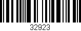 Código de barras (EAN, GTIN, SKU, ISBN): '32923'