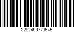 Código de barras (EAN, GTIN, SKU, ISBN): '3292498779545'