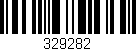 Código de barras (EAN, GTIN, SKU, ISBN): '329282'