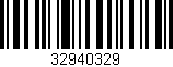 Código de barras (EAN, GTIN, SKU, ISBN): '32940329'