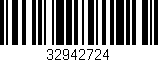 Código de barras (EAN, GTIN, SKU, ISBN): '32942724'