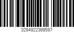 Código de barras (EAN, GTIN, SKU, ISBN): '3294922389597'