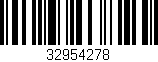Código de barras (EAN, GTIN, SKU, ISBN): '32954278'