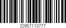 Código de barras (EAN, GTIN, SKU, ISBN): '32957113777'