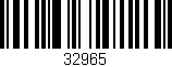 Código de barras (EAN, GTIN, SKU, ISBN): '32965'