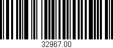 Código de barras (EAN, GTIN, SKU, ISBN): '32967.00'