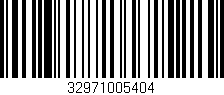 Código de barras (EAN, GTIN, SKU, ISBN): '32971005404'