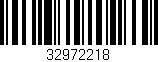Código de barras (EAN, GTIN, SKU, ISBN): '32972218'