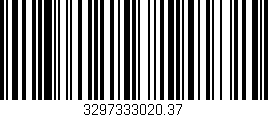 Código de barras (EAN, GTIN, SKU, ISBN): '3297333020.37'
