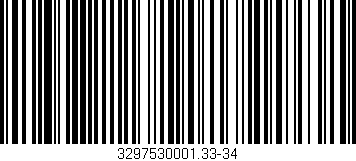 Código de barras (EAN, GTIN, SKU, ISBN): '3297530001.33-34'