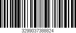 Código de barras (EAN, GTIN, SKU, ISBN): '3299037388824'