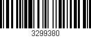 Código de barras (EAN, GTIN, SKU, ISBN): '3299380'