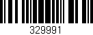 Código de barras (EAN, GTIN, SKU, ISBN): '329991'