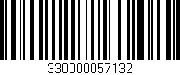 Código de barras (EAN, GTIN, SKU, ISBN): '330000057132'