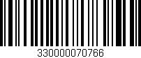 Código de barras (EAN, GTIN, SKU, ISBN): '330000070766'