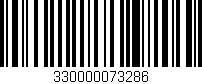 Código de barras (EAN, GTIN, SKU, ISBN): '330000073286'