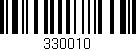 Código de barras (EAN, GTIN, SKU, ISBN): '330010'