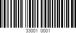 Código de barras (EAN, GTIN, SKU, ISBN): '33001/0001'
