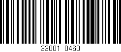 Código de barras (EAN, GTIN, SKU, ISBN): '33001/0460'