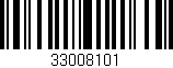 Código de barras (EAN, GTIN, SKU, ISBN): '33008101'