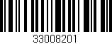 Código de barras (EAN, GTIN, SKU, ISBN): '33008201'
