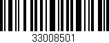 Código de barras (EAN, GTIN, SKU, ISBN): '33008501'