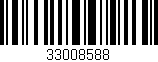 Código de barras (EAN, GTIN, SKU, ISBN): '33008588'