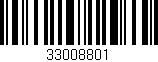 Código de barras (EAN, GTIN, SKU, ISBN): '33008801'