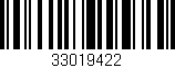 Código de barras (EAN, GTIN, SKU, ISBN): '33019422'