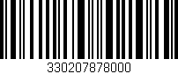 Código de barras (EAN, GTIN, SKU, ISBN): '330207878000'