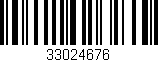 Código de barras (EAN, GTIN, SKU, ISBN): '33024676'