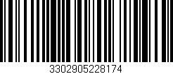 Código de barras (EAN, GTIN, SKU, ISBN): '3302905228174'